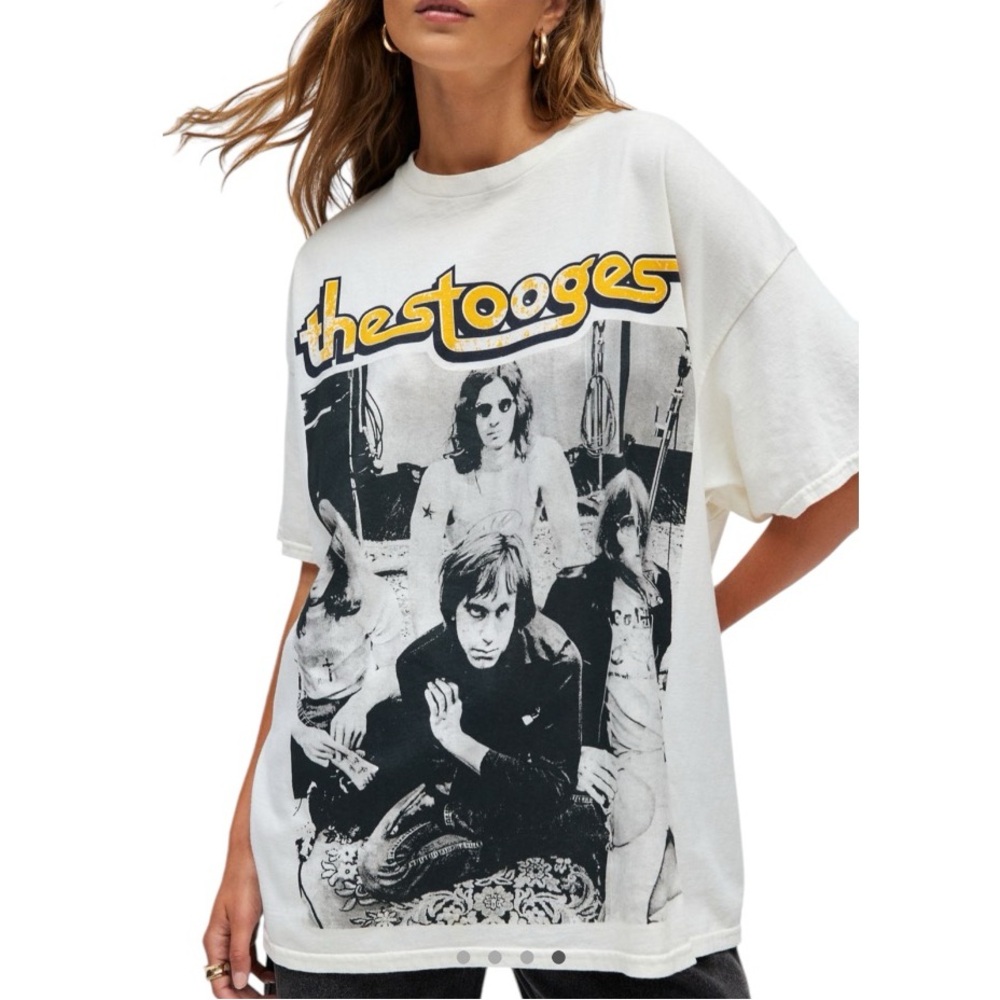 The Stooges Graphic Throwback T-Shirt Dress Size S/M by Igggy Pop